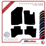 Toyota Aygo (One Fixing Driver) 2005-2010 Black Tailored Carpet Car Mats HITECH