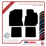 Toyota RAV-4 2nd Generation 2000-2005 Black Tailored Carpet Car Mats HITECH