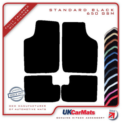 Vauxhall Nova 1983-1993 Black Tailored Carpet Car Mats HITECH