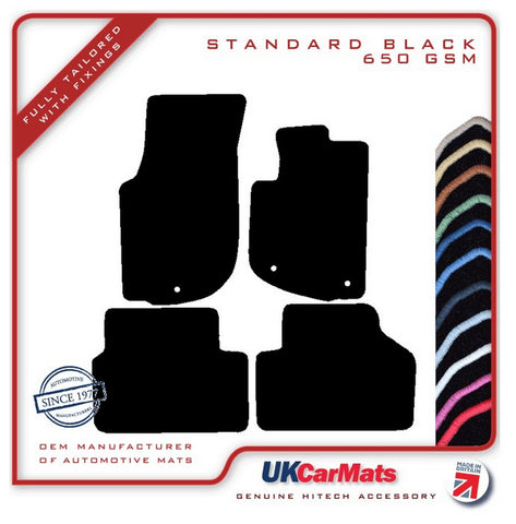 Volvo S90 & V90 1996-2006 Black Tailored Carpet Car Mats HITECH