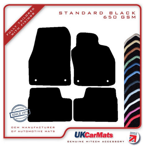 Vauxhall Astra Mk5 2004-2009 Black Tailored Carpet Car Mats HITECH