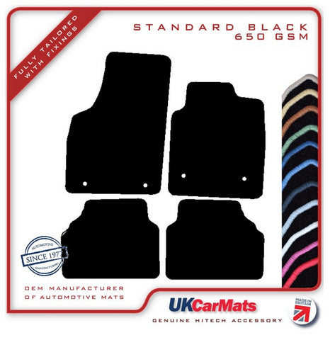 Vauxhall Meriva 2003-2010 Black Tailored Carpet Car Mats HITECH