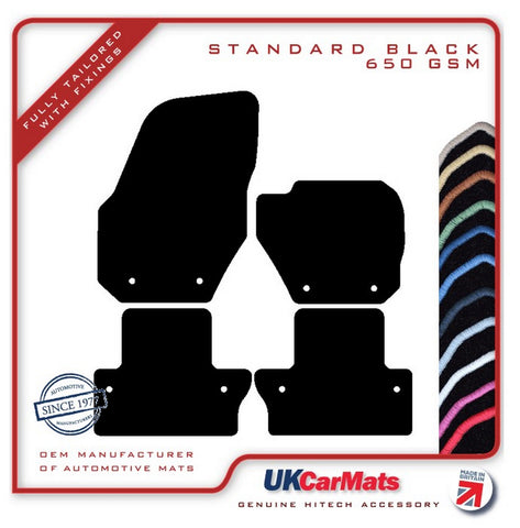 Volvo S60 Automatic 2010-2018 Black Tailored Carpet Car Mats HITECH
