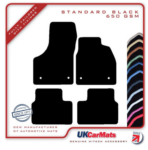 Vauxhall Meriva 2010-2017 Black Tailored Carpet Car Mats HITECH