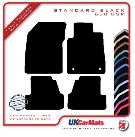 Vauxhall Mokka 2012-2020 Black Tailored Carpet Car Mats HITECH