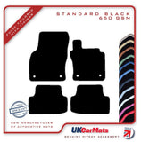 VW T-Roc 2017 onwards Black Tailored Carpet Car Mats HITECH