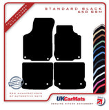 VW Bora  + V5 1999-2004 Black Tailored Carpet Car Mats HITECH