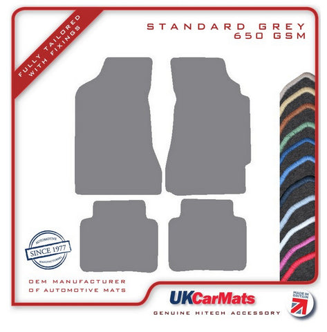 Chrysler Neon 1996-1999 Grey Tailored Carpet Car Mats HITECH