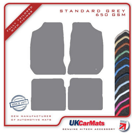 Chrysler PT Cruiser 2000-2008 Grey Tailored Carpet Car Mats HITECH