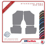 Citroen C4 Hatchback / Coupe 2004-2010 Grey Tailored Carpet Car Mats HITECH