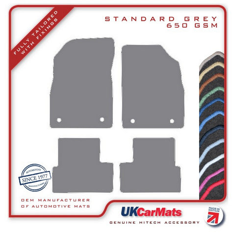 Chevrolet Cruze 2009-2016 Grey Tailored Carpet Car Mats HITECH