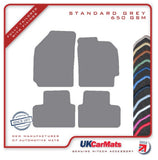 Chevrolet Matiz 2005-2009 Grey Tailored Carpet Car Mats HITECH