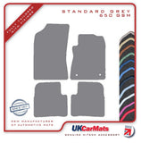 Citroen C3 (3rd gen) 2016 onwards Grey Tailored Carpet Car Mats HITECH