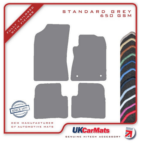 Citroen C3 (3rd gen) 2016 onwards Grey Tailored Carpet Car Mats HITECH