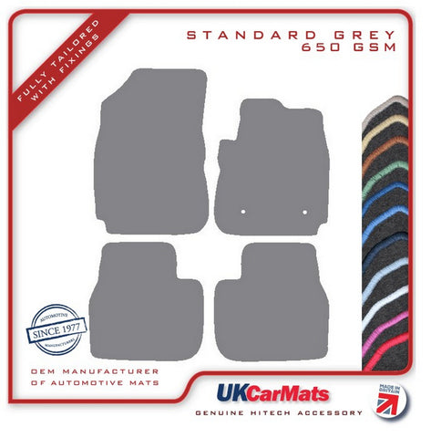 Citroen C4 Cactus 2014 onwards Grey Tailored Carpet Car Mats HITECH