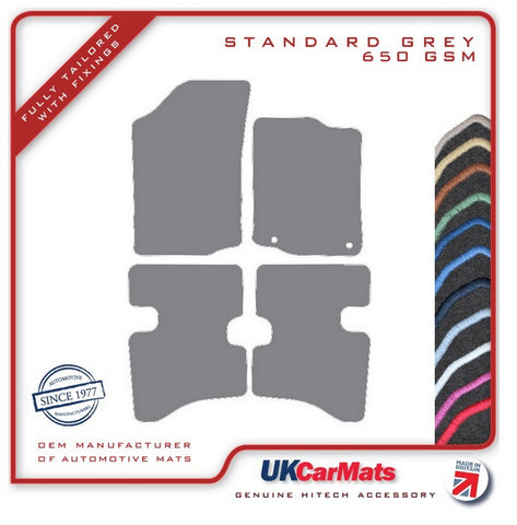 Citroen C1 (Two Fixings Driver) 2010-2014 Grey Tailored Carpet Car Mats HITECH