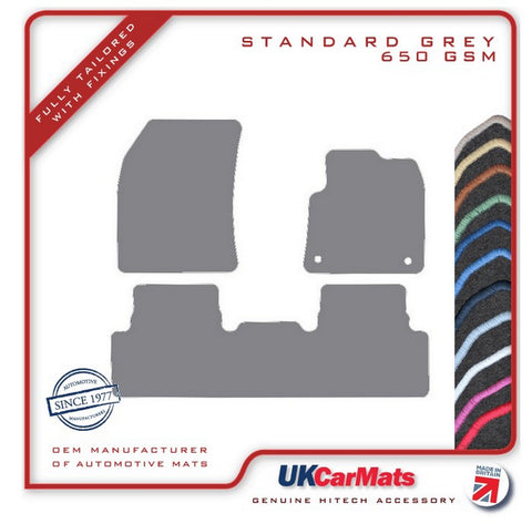 Citroen C5 Aircross 2017 onwards Grey Tailored Carpet Car Mats HITECH