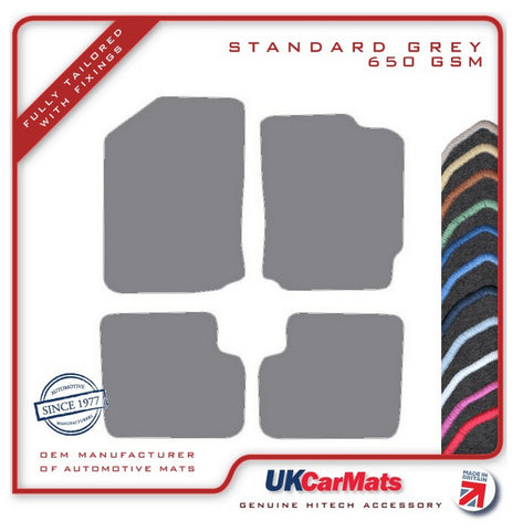 Daihatsu Sirion 2005-2010 Grey Tailored Carpet Car Mats HITECH