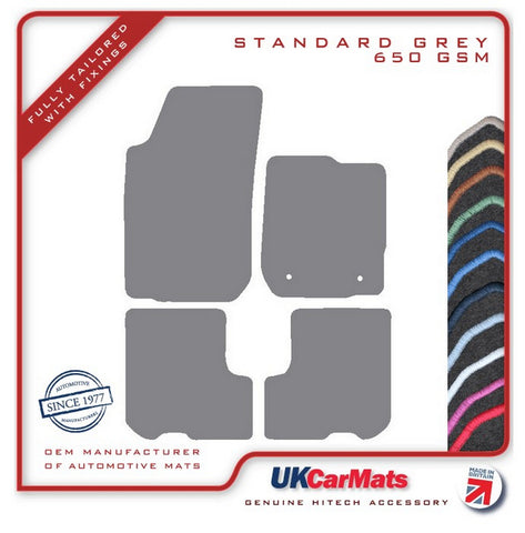 Dacia Logan MCV 2012-2020 Grey Tailored Carpet Car Mats HITECH