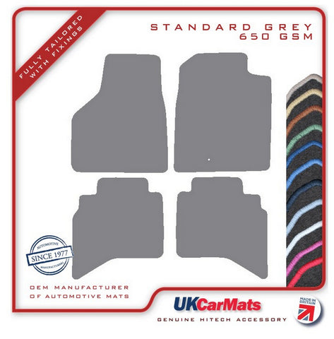 Dodge RAM SRT-10 2004-2006 Grey Tailored Carpet Car Mats HITECH