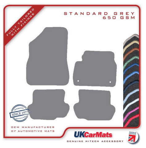 DS 5 2015 onwards Grey Tailored Carpet Car Mats HITECH