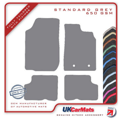 Dacia Duster 2nd generation 2018 onwards Grey Tailored Carpet Car Mats HITECH