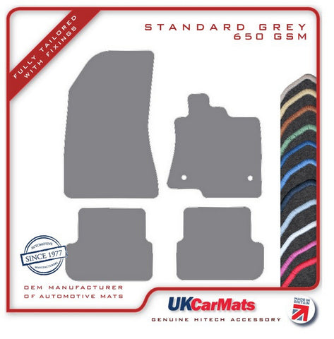 Dacia Sandero III 2020 onwards Grey Tailored Carpet Car Mats HITECH