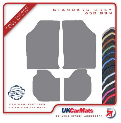 Ford Escort Mk3 / Escort Mk4 1980-1991 Grey Tailored Carpet Car Mats HITECH