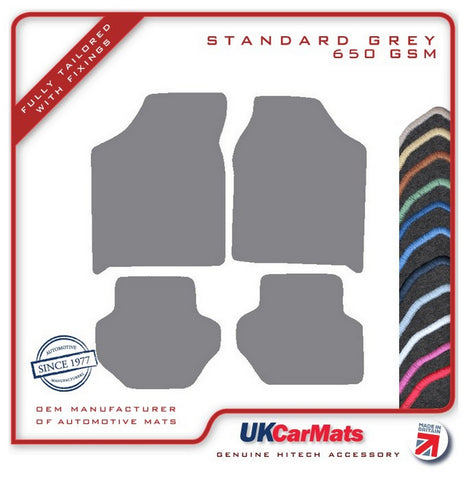 Ford Fiesta Mk3 1990-1993 Grey Tailored Carpet Car Mats HITECH