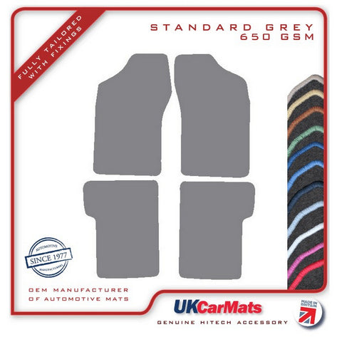 Fiat Cinquecento 1993-1998 Grey Tailored Carpet Car Mats HITECH