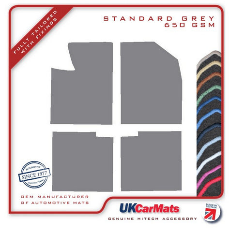 Fiat Strada 1984-1989 Grey Tailored Carpet Car Mats HITECH