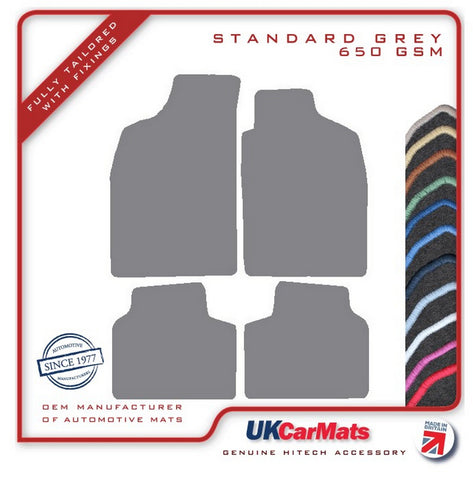 Fiat Punto Cabrio 1996-2000 Grey Tailored Carpet Car Mats HITECH