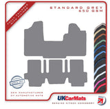 Fiat Multipla 1999-2010 Grey Tailored Carpet Car Mats HITECH