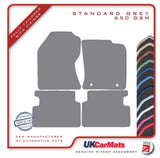 Ford Focus 2002-2004 Grey Tailored Carpet Car Mats HITECH