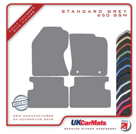 Ford Focus 2002-2004 Grey Tailored Carpet Car Mats HITECH