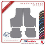 Fiat 500 1968-1972 Grey Tailored Carpet Car Mats HITECH