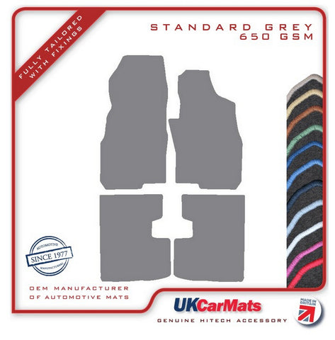 Fiat Punto Grande 2006-2009 Grey Tailored Carpet Car Mats HITECH