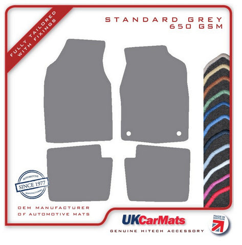 Ford Ka 2nd gen 2008-2012 Grey Tailored Carpet Car Mats HITECH