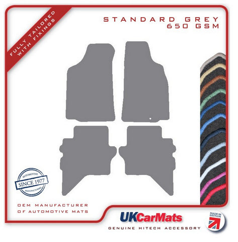 Ford Ranger 2006-2011 Grey Tailored Carpet Car Mats HITECH