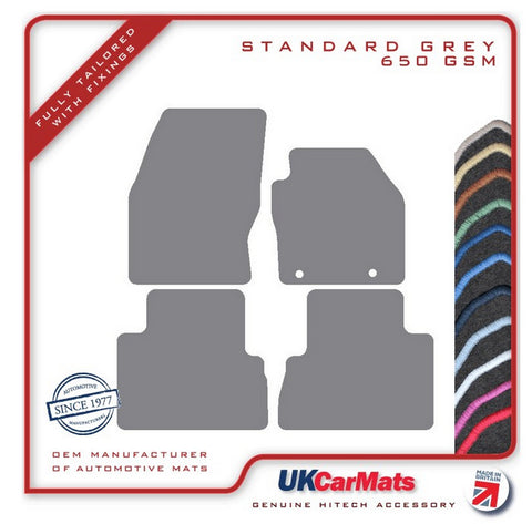 Ford C-Max 2010-2019 Grey Tailored Carpet Car Mats HITECH