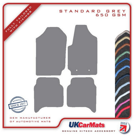 Ford Ranger 2011-2015 Grey Tailored Carpet Car Mats HITECH