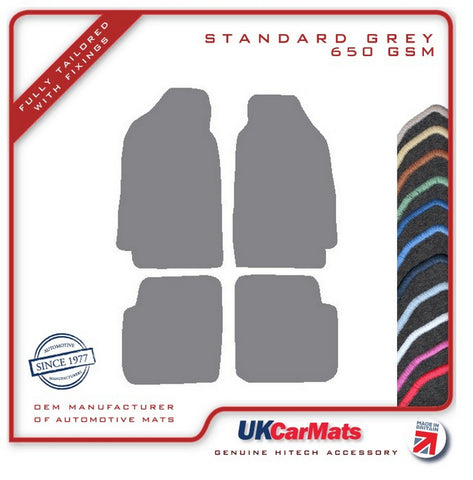 Fiat 131 1974-1984 Grey Tailored Carpet Car Mats HITECH