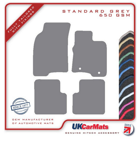 Fiat Panda 2012-2015 Grey Tailored Carpet Car Mats HITECH