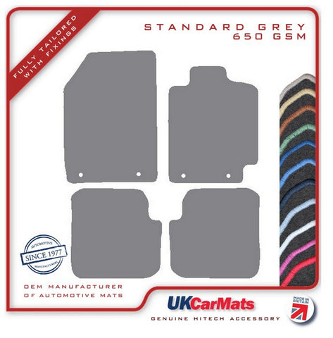 Fiat Stilo 2002-2007 Grey Tailored Carpet Car Mats HITECH