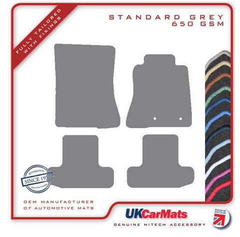 Ford Mustang (6th generation) 2015-2023 Grey Tailored Carpet Car Mats HITECH