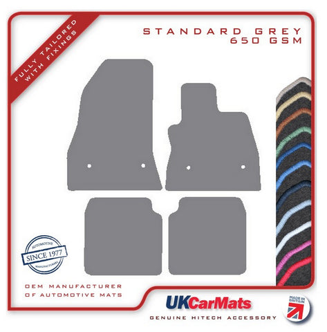 Fiat 500L 2013 onwards Grey Tailored Carpet Car Mats HITECH