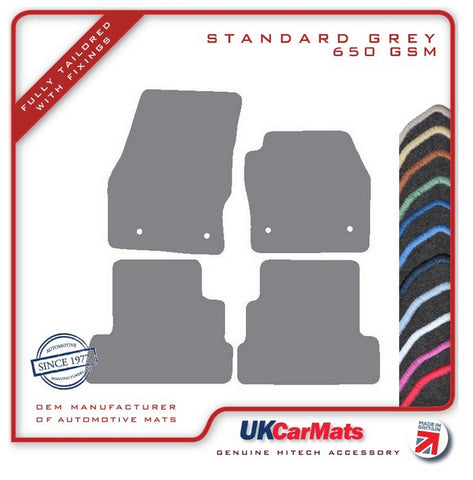 Ford Kuga 2015-2019 Grey Tailored Carpet Car Mats HITECH