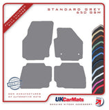 Ford Mondeo Mk4 (Round Fixings) 2012-2014 Grey Tailored Carpet Car Mats HITECH