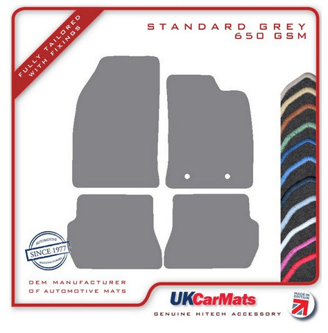 Ford Fusion 2002-2012 Grey Tailored Carpet Car Mats HITECH