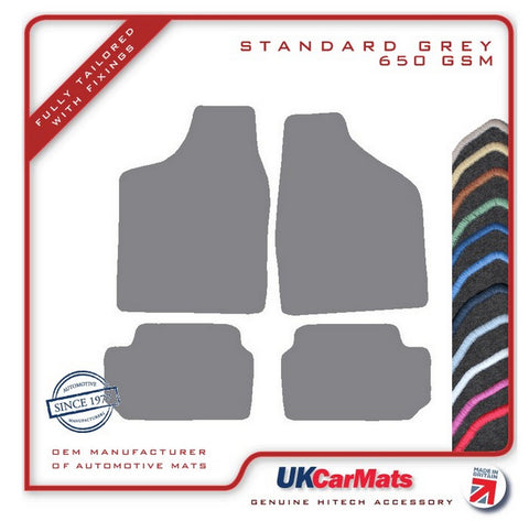 Fiat Panda 1988-1995 Grey Tailored Carpet Car Mats HITECH